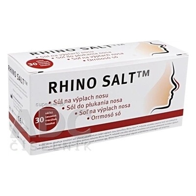 RHINO SALT soľ na výplach nosa vrecúška 1x30 ks