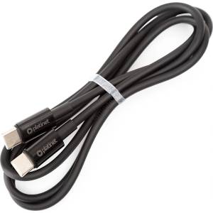 Platinet USB кабел USB-C / USB-C съединител 60W 1m черен (PL0546)