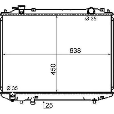 Chladič, chlazení motoru MAHLE CR 1746 000S