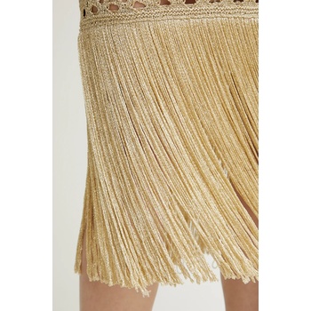 Simona Corsellini Пола Simona Corsellini в златисто среднодълга с кройка тип молив P25CPGOO01 (P25CPGOO01)