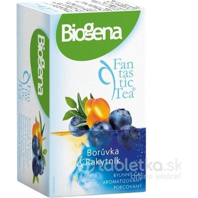 Biogena Fantastic Tea Čučoriedka & Rakytník bylinný čaj 20 x 2 g