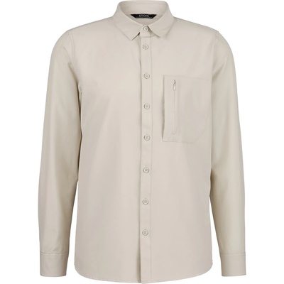 Stoic Мъжка риза с копчета Stoic AntiMosquito ByskeSt. Shirt L/S Shirt - Sand White (033-2742-0513)