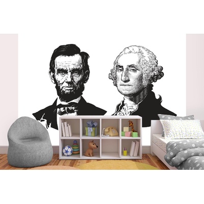 DIMEX ART Самозалепваща се флизелинова фототапета американски президенти 375 x 250 см