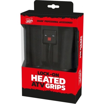 Vyhřívané zamykací gripy SHARK LOCK-ON černé | Zboží Auto