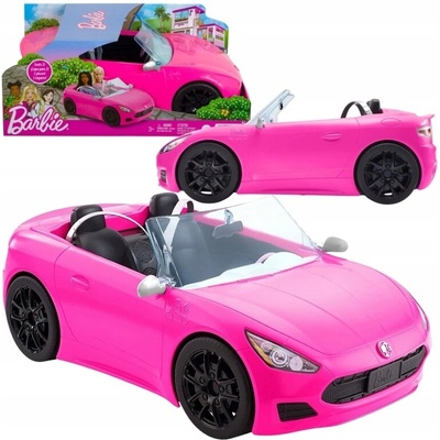 Barbie Kabriolet velké auto růžové auto pro panenky 2-místné HBT92