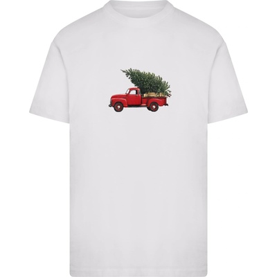Mister Tee Тениска Christmas Tree Pickup Tee white XXLUB-MT4077-00220 - Черен, размер 3XL