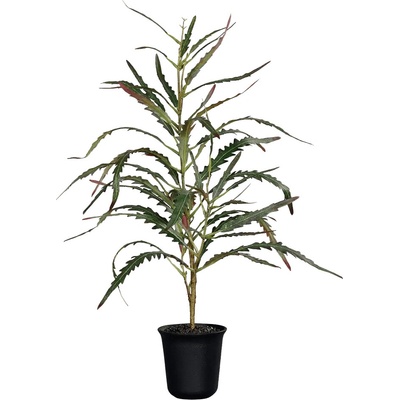 Umelá rastlina Ricín, 49 cm, zelená, 89248
