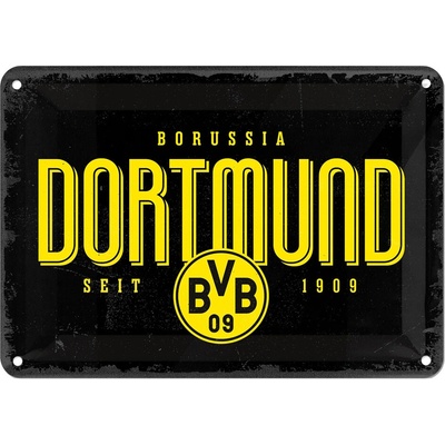 Fan-shop Plechová cedule BORUSSIA DORTMUND black