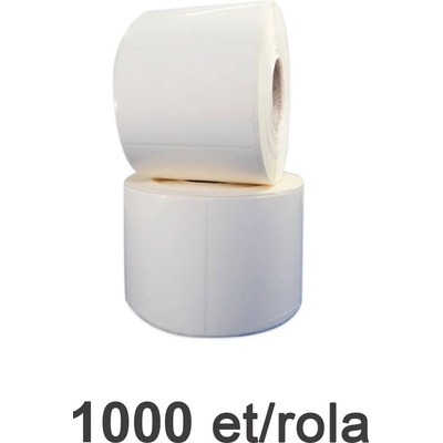 ZINTA Самозалепващи PE етикети ZINTA 70x52 мм, 1000 ет. /ролка, бели (70X52X1000-PE)