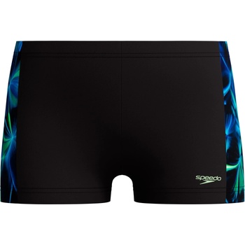 Speedo Детски бански слипове Speedo Kid's Print Panel Aquashort Swim brief - Anthracite/Pale Clover - размер 164 (EU) (750-2740-0115)