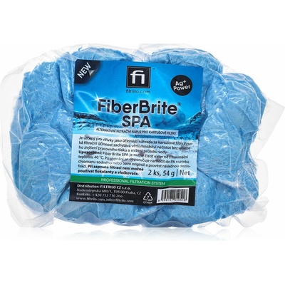 Filtrilo Filtrační kuličky FiberBrite SPA Ag+ Power pes 50mm, 2x54g