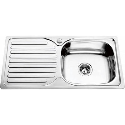 Inter Ceramic Кухненска мивка алпака 7843l Темпико, 78х43.3см (7843l tampico)