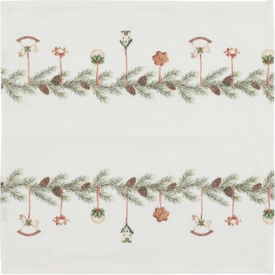 Chic Antique Látkový obrúsok Aix Garland Cream 40x40 cm