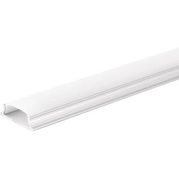 Image 1 of OPTONICA АЛУМИНИЕВ ПРОФИЛ ЗА LED ЛЕНТА СРЕБРИСТО ТЯЛО/БЯЛ РЕФЛЕКТОР L=2м 18x06mm (5132)