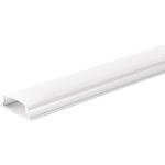 OPTONICA АЛУМИНИЕВ ПРОФИЛ ЗА LED ЛЕНТА СРЕБРИСТО ТЯЛО/БЯЛ РЕФЛЕКТОР L=2м 18x06mm (5132)