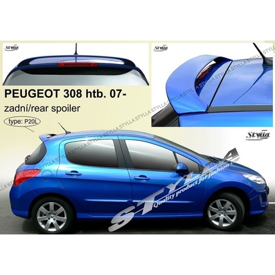 Spoiler zadných dverí horný Peugeot 308 I 2007-2013