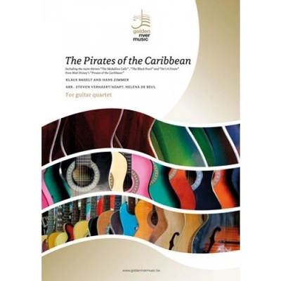 The Pirates of the Caribbean guitar quartet