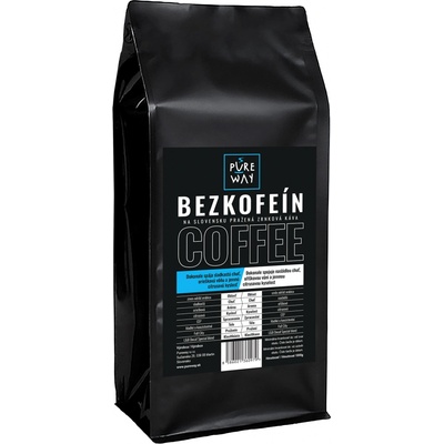 Pure way Bezkofeínová káva 1 kg