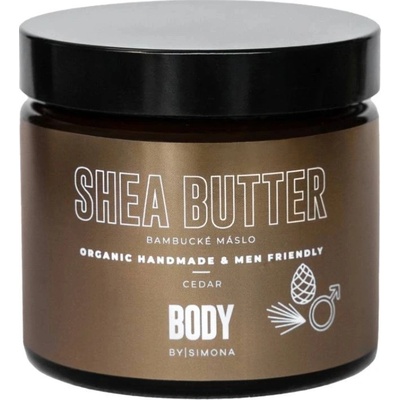 Beauty By Simona Cedar organické ručně vyráběné bambucké máslo 250 ml – Zboží Dáma