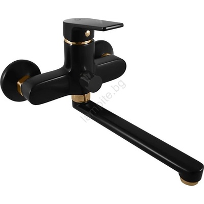 RAV SLEZÁK CO153.5CMATZ - Смесител за вана COLORADO черен/златен (RV0039)