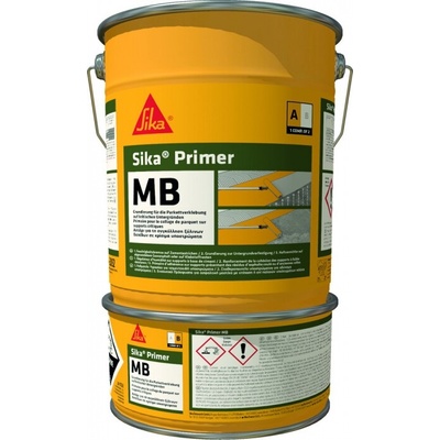 Sika Primer MB, 10kg - epoxidový náter a bariéra proti vlhkosti pre lepenie drevených podláh