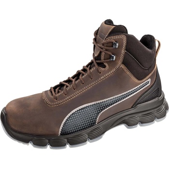 PUMA Puma condor brown mid s14 / Предпазни обувки до глезена s3, esd - кафяви 45 (s14b945)