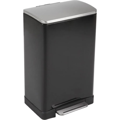EKO 40 л. черен кош за отпадъци с педал ЕКО от серия e-cube (eko926840black)