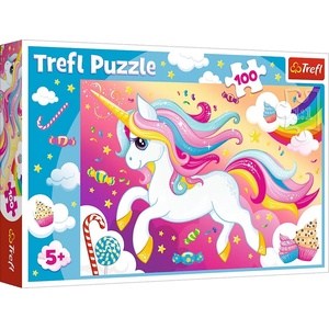 Trefl Пъзел Trefl от 100 части - Красив Еднорог (16386) - baby