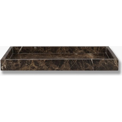 Mette Ditmer Denmark Marble dekorační tác hnědá/dark 16 cm 3 cm 16 cm