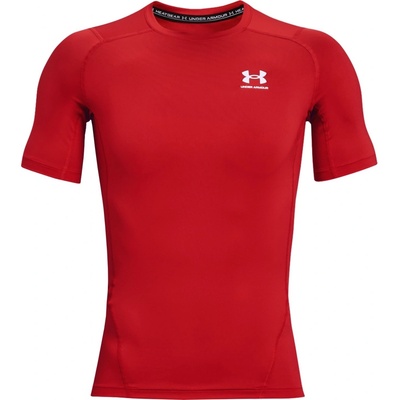 Under Armour pánské Tričko HG Armour Comp SS červené – Zboží Mobilmania