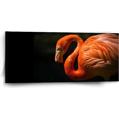 Sablio Obraz Plameniak - 110x50 cm
