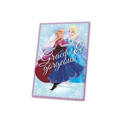 EUROSWAN Detská flísová deka DISNEY FROZEN Graceful