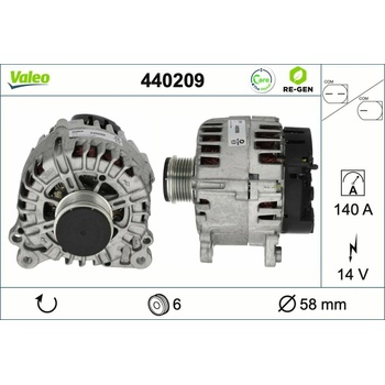 Alternátor VALEO 440209