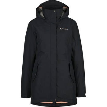Vaude Дамско яке парка Vaude Women's Pellice Wool Parka - Black / Soft Rose - размер 44 (EU) (105-3728-0616)