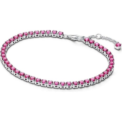 PANDORA Tenisový růžový náramek 18 591469C04-18