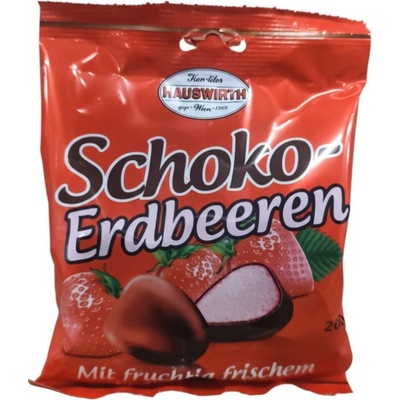 Hauswirth Čokoládové jahody 200 g