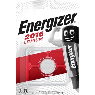Energizer Бутонна батерия литиева energizer cr2016, 3v, 1 бр. в блистер (energ-bl-cr2016-1pk)