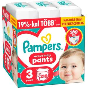 Pampers Active Baby Пелени-гащички 6-11kg Midi 3 (210 бр. ) (80894759)