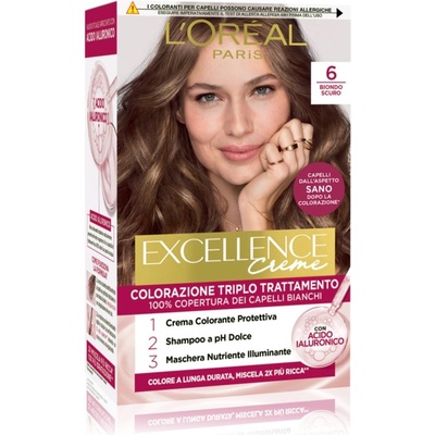 L'Oréal Excellence Creme боя за коса цвят 6 Biondo Scuro