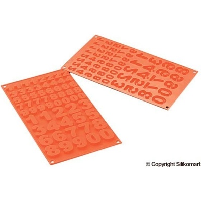 Silikomart Silikonová forma Terakota čísla 2ml