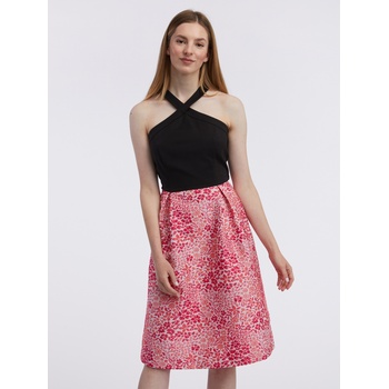 Image 1 of orsay Розово-черна дамска рокля на цветя ORSAY Orsay | Cheren | ЖЕНИ | XS