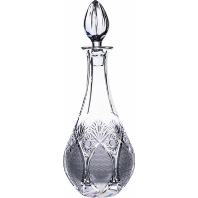 Broušená karafa na víno Bohemia Crystal brus Paříž 750ml