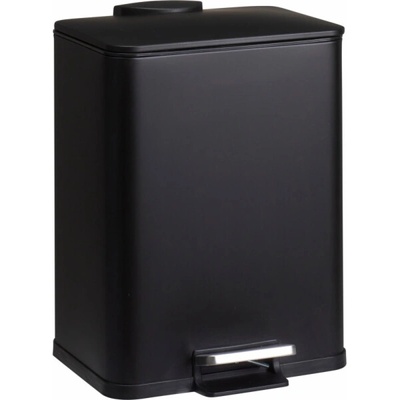 Bathroom Solutions Kovový odpadkový koš DELTA, černý, 20 l černá