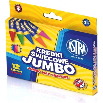 ASTRA Voskové farbičky Jumbo 12ks 316118005