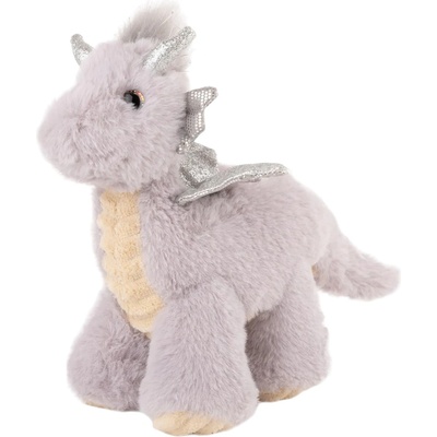 Амек Тойс Плюшена играчка Амек Тойс - Дракон със сребърни криле, сив, 22 cm (11292)