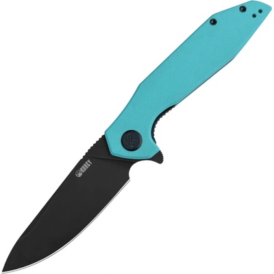Kubey Nova 14C28N blackwash with tiffany blue G10 handle KU117S