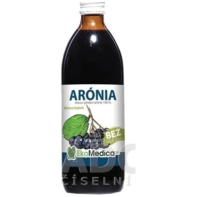 EkoMedica SK ARÓNIA 100% ŠŤAVA Z PLODOV ARÓNIE 0,5 l