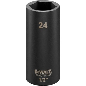 DEWALT Вложка ударна удължена DeWALT 24 мм 1/2" DT7557 (DT7557)