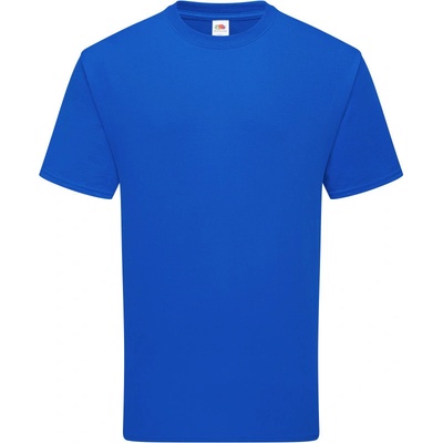 Fruit of the Loom tričko Pure Cotton T těžká bio bavlna krátký rukáv COT16136245001-royal blue