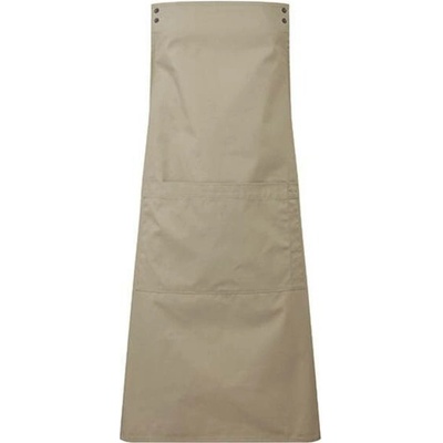 Premier Workwear Gastro zástěra tělo PR190 Khaki Pantone 7536C 70x86cm